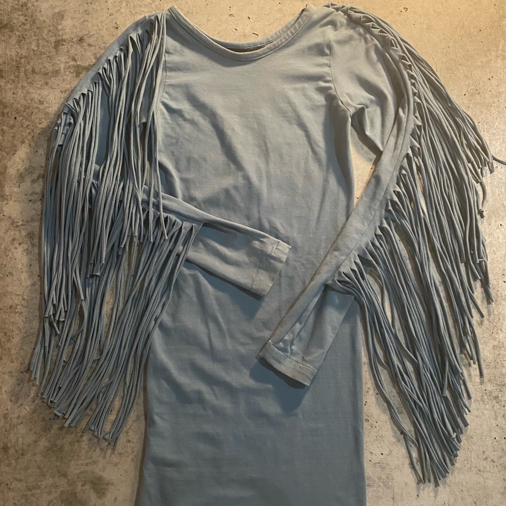 Stretch Bodycon Cowgirl/ Western Fringe Dress